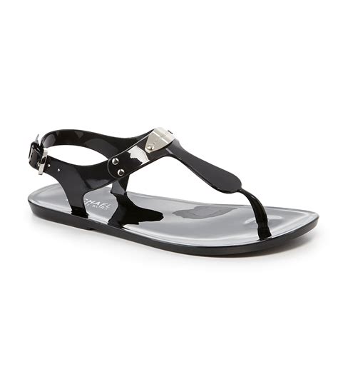 michael kors black loafer shoes|michael kors jelly sandals black.